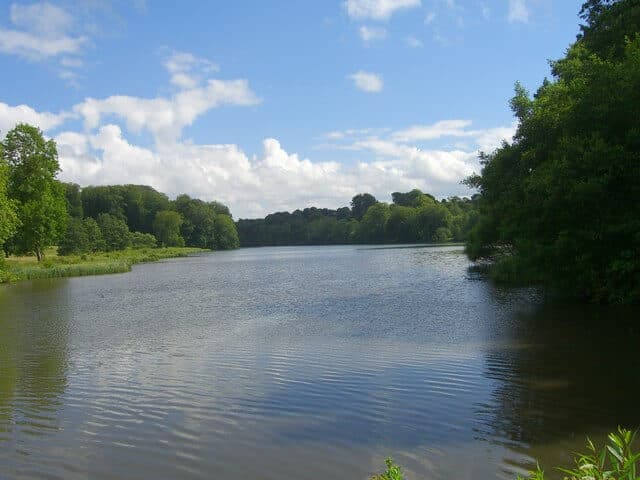 Fonthill Lake near Holiday Cottage in Wiltshire