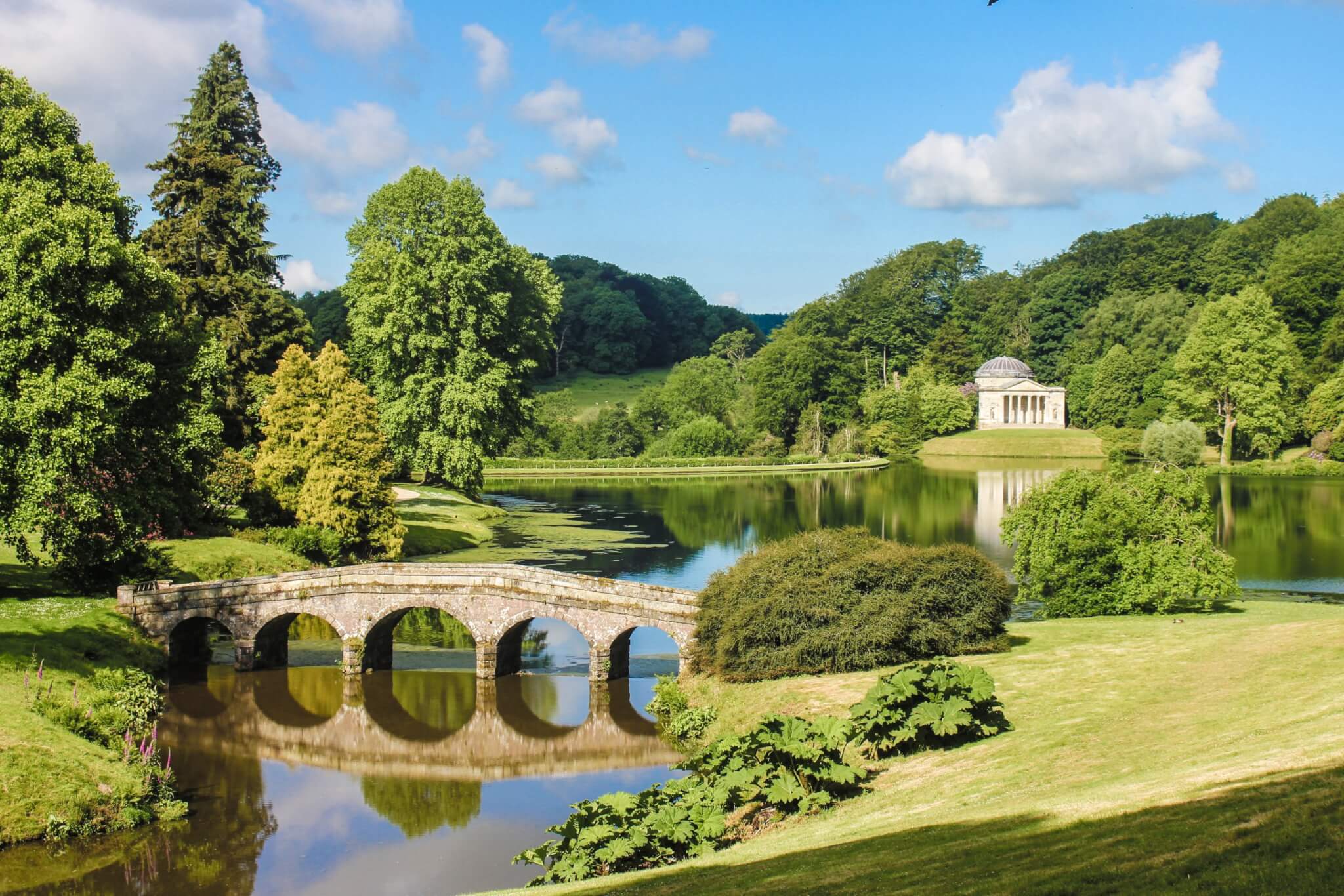 Stourhead Garden Country Walk in Wiltshire